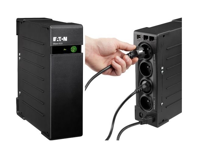 Design sans titre ONDULEUR OFF-LINE EATON ELLIPSE ECO EL500FR - 300 W / 500 VA - 4 PRISES FR – Image 1